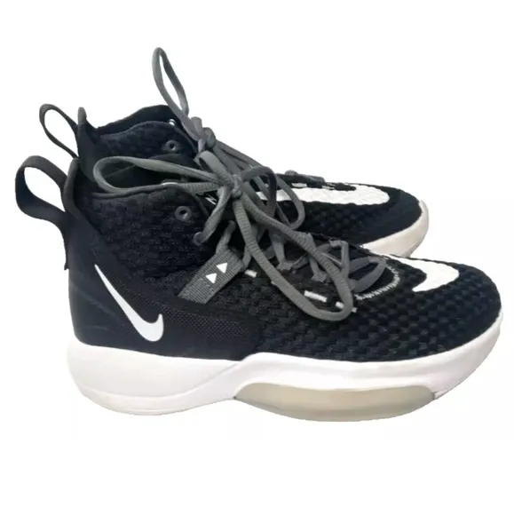 Nike Zoom Rize TB Shoes Men''s Size 5 Black Sneakers