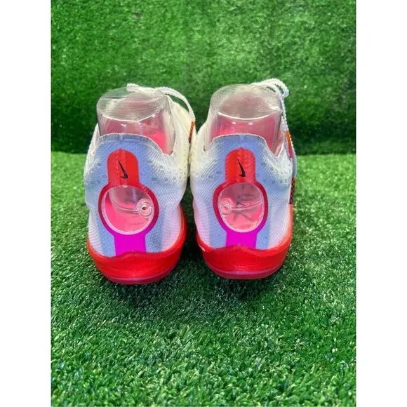 Nike ZoomX Dragonfly Track Shoes Men 14 Rawdacious White Pink DJ5255-100