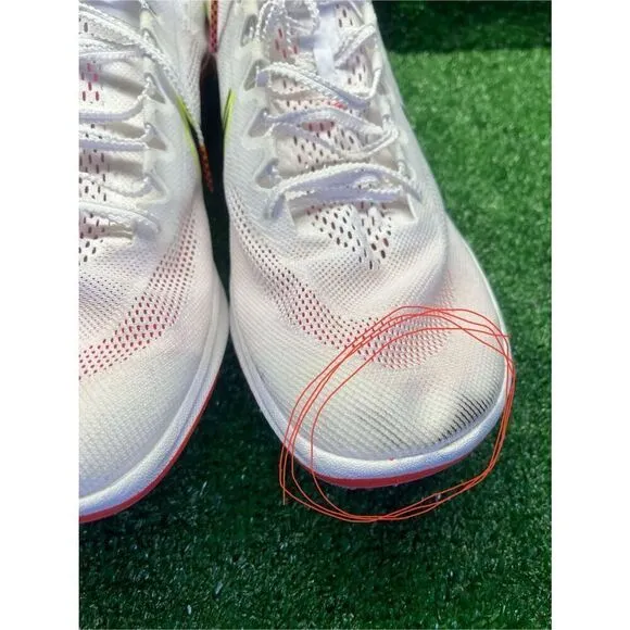 Nike ZoomX Dragonfly Track Shoes Men 14 Rawdacious White Pink DJ5255-100