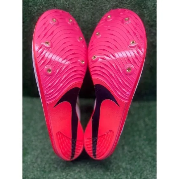 Nike ZoomX Dragonfly Track Shoes Men 14 Rawdacious White Pink DJ5255-100