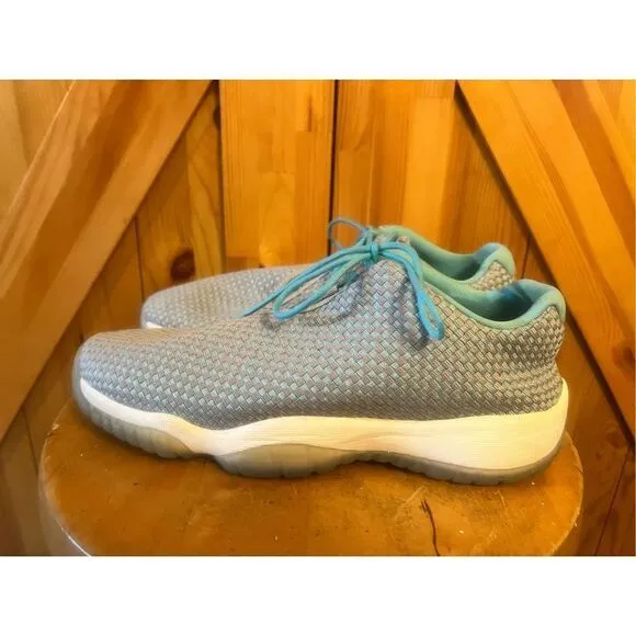 Nike Air Jordan Future Low youth Size 8.5Y Shoes Grey Blue Sneakers women size 1