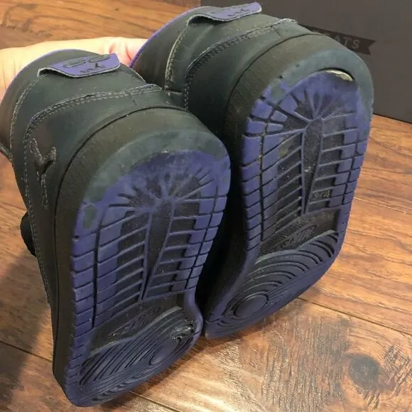NIKE air JORDAN 1 flight 2 black purple shoes sneakers size 10 men