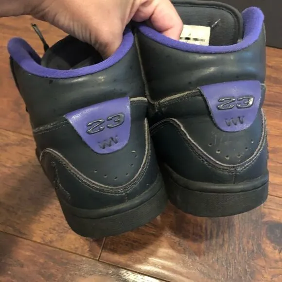 NIKE air JORDAN 1 flight 2 black purple shoes sneakers size 10 men