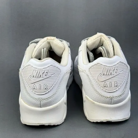 Nike Airmax 90 women athletic sneaker shoes triple white size 8