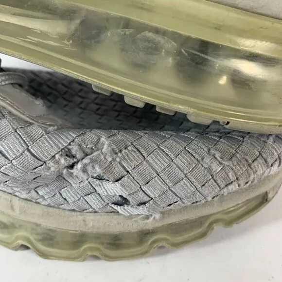 NIKE AIR MAX WOVEN BOOT WOLF GREY/WOLF GREY-WHITE SIZE MEN 7.5 921854-001