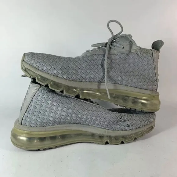 NIKE AIR MAX WOVEN BOOT WOLF GREY/WOLF GREY-WHITE SIZE MEN 7.5 921854-001
