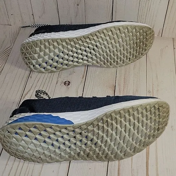 NOBULL Ripstop Runner Navy Blue White Shoes Sneakers Men Size 8 Women 9.5