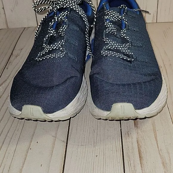 NOBULL Ripstop Runner Navy Blue White Shoes Sneakers Men Size 8 Women 9.5
