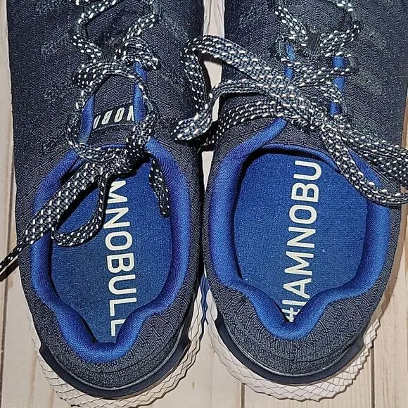 NOBULL Ripstop Runner Navy Blue White Shoes Sneakers Men Size 8 Women 9.5