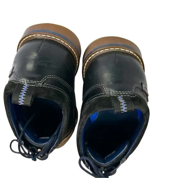 Nunn Bush shoes Circuit plain toe Oxford black leather 14M