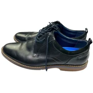Nunn Bush shoes Circuit plain toe Oxford black leather 14M