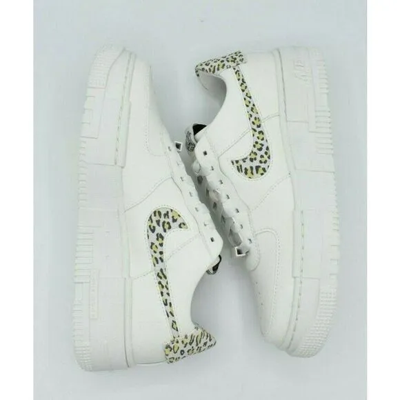 NWB Nike Womens Size 8.5 AF1 Pixel SE Sail Lemon Twist Black Shoes DH9632 101