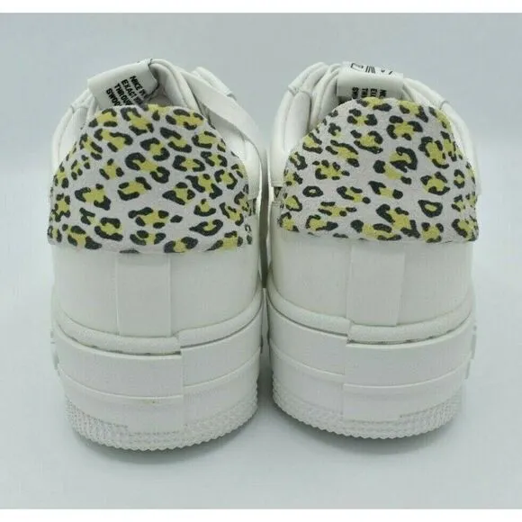 NWB Nike Womens Size 8.5 AF1 Pixel SE Sail Lemon Twist Black Shoes DH9632 101