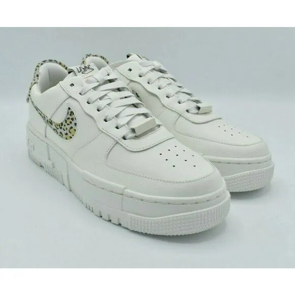 NWB Nike Womens Size 8.5 AF1 Pixel SE Sail Lemon Twist Black Shoes DH9632 101