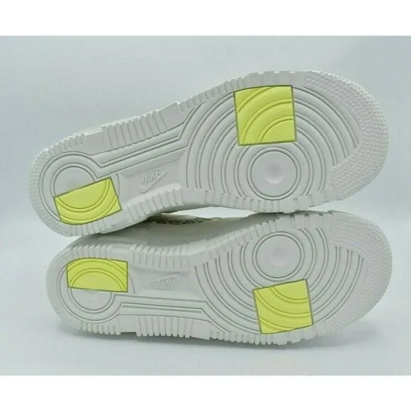NWB Nike Womens Size 8.5 AF1 Pixel SE Sail Lemon Twist Black Shoes DH9632 101