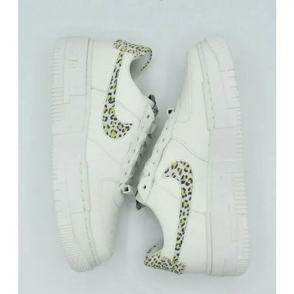 NWB Nike Womens Size 8.5 AF1 Pixel SE Sail Lemon Twist Black Shoes DH9632 101