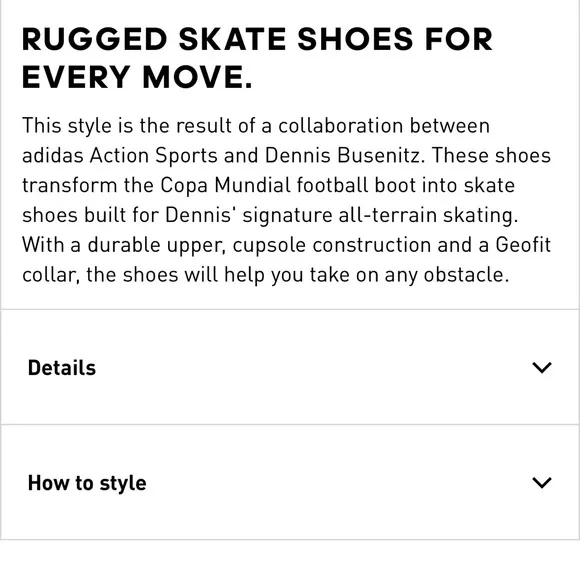 NWOT Adidas Busenitz Pro Shoes
