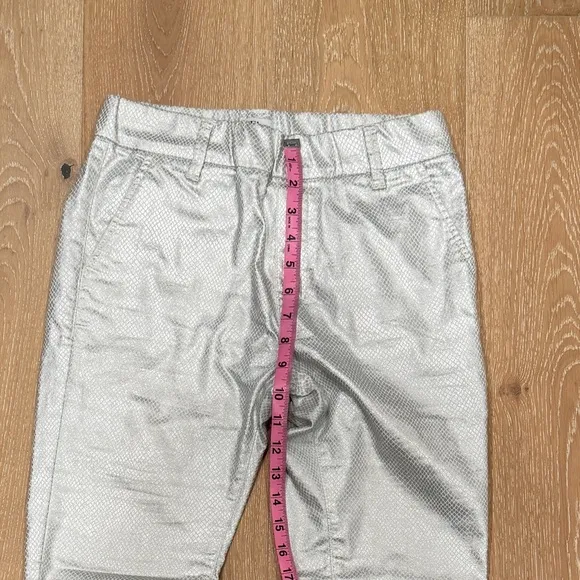 NWOT Bevy Flog Dafna Silver Python Jeans, Size 26