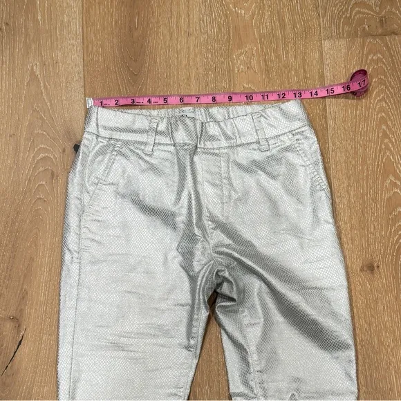NWOT Bevy Flog Dafna Silver Python Jeans, Size 26
