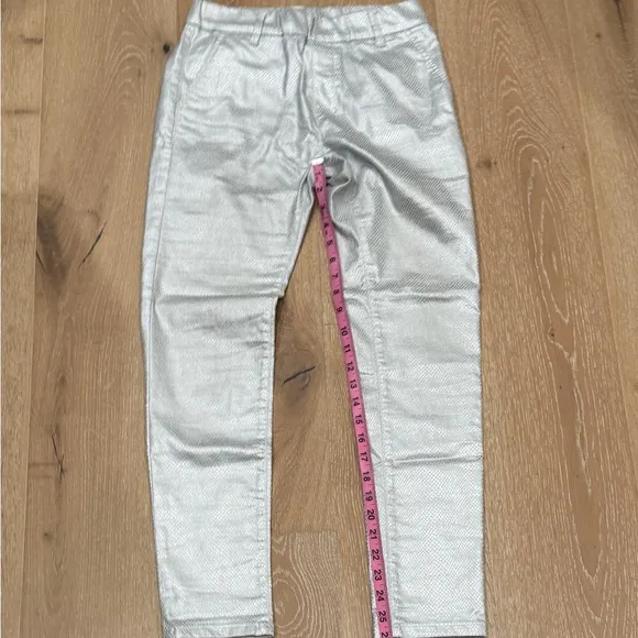 NWOT Bevy Flog Dafna Silver Python Jeans, Size 26