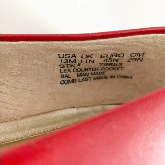 NWOT Hush Puppies Softflex Shoes Red Pumps Kitten Heels Size 13M