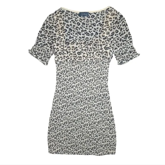 NWOT Revolve MAJORELLE | Lexi Smocked Leopard Mini Dress Size S