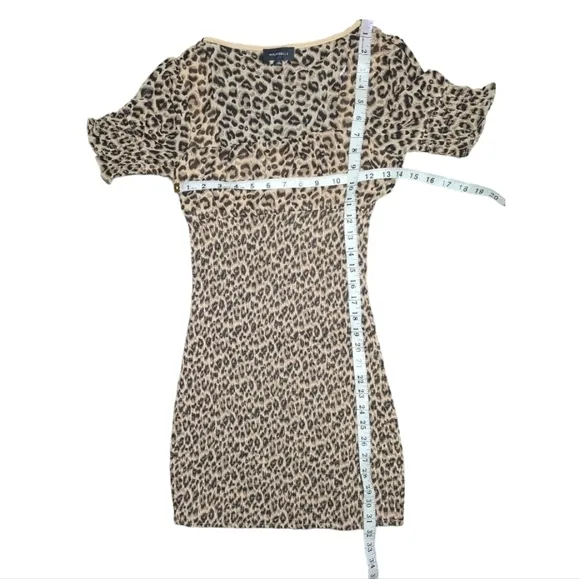 NWOT Revolve MAJORELLE | Lexi Smocked Leopard Mini Dress Size S