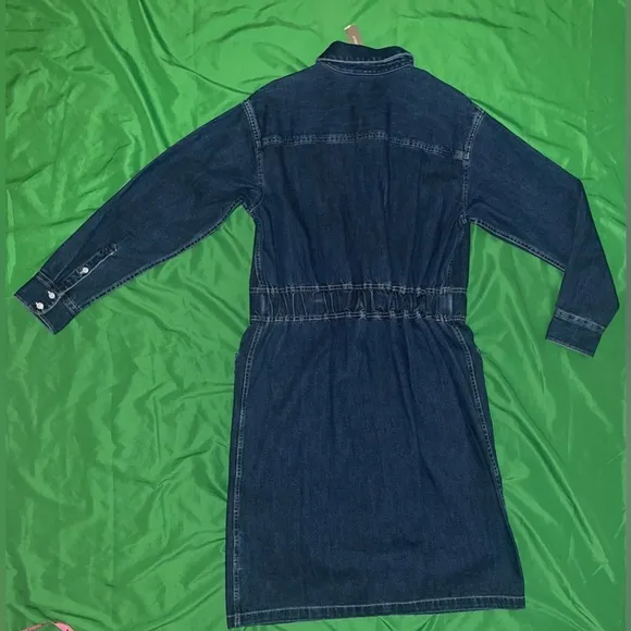NWT 100% Cotton J.Crew Denim Midi Dress size 2