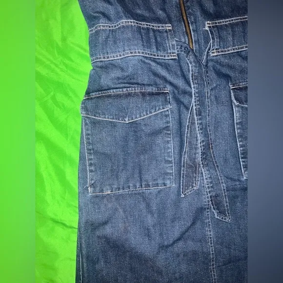 NWT 100% Cotton J.Crew Denim Midi Dress size 2