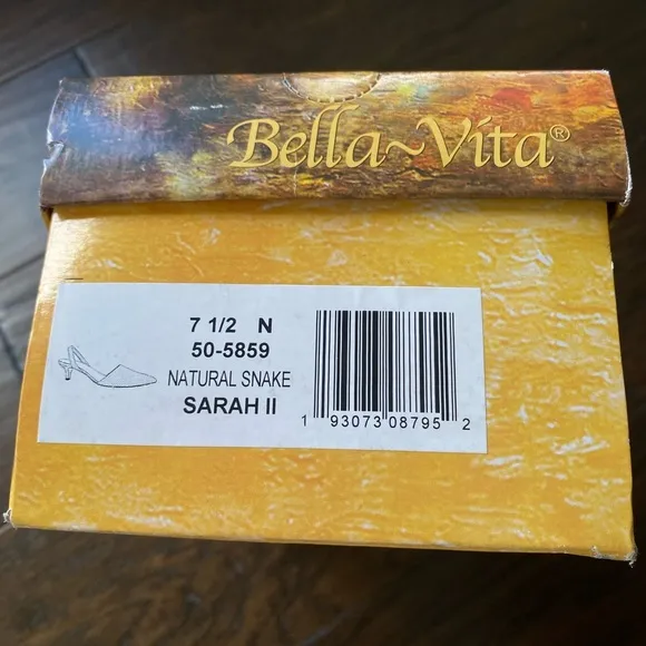 NWT Bella Vita VITA Sarah II Slingback Pumps