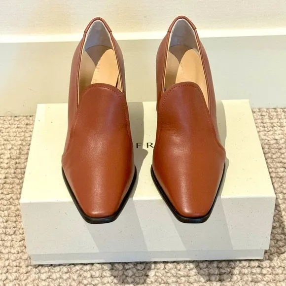 NWT Dear Frances Leather Khai Pumps in Terracotta Size 38 (retail $375)