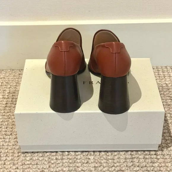 NWT Dear Frances Leather Khai Pumps in Terracotta Size 38 (retail $375)