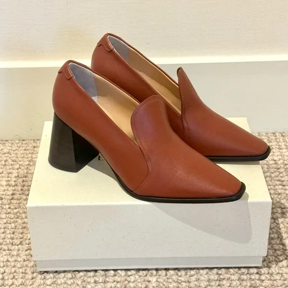 NWT Dear Frances Leather Khai Pumps in Terracotta Size 38 (retail $375)