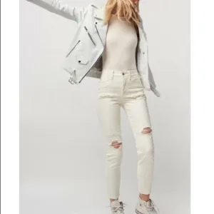 NWT Free People Lacey Stilt White Skinny Jeans