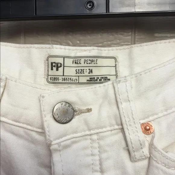 NWT Free People Lacey Stilt White Skinny Jeans