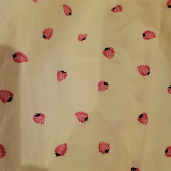 NWT Free People Lavender Daze Dress Strawberry Lemon Combo Yellow Midi Sz Large