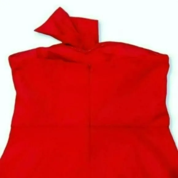 NWT Gorgeous Sam Edelman Bow Strapless Sheath Cocktail Party Mini Dress