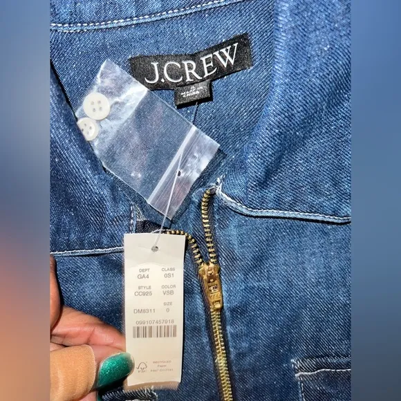 NWT J.Crew Denim Midi Dress size 0