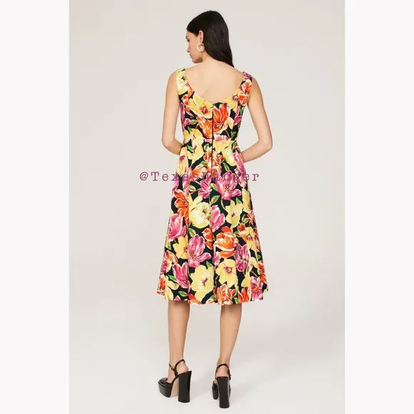NWT Kate Spade Painted Tulips Grace Dress Size 6