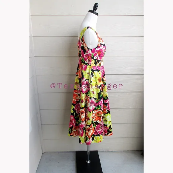 NWT Kate Spade Painted Tulips Grace Dress Size 6