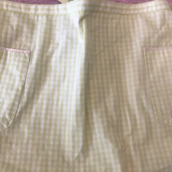 NWT lemony fresh apron skirt gymboree 7 gingham