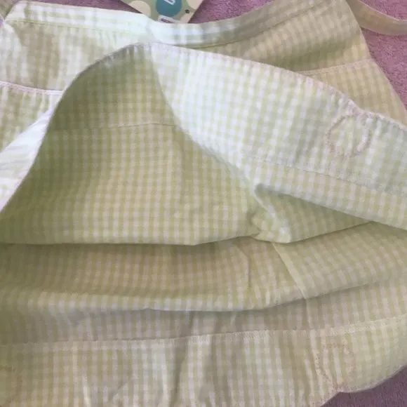 NWT lemony fresh apron skirt gymboree 7 gingham