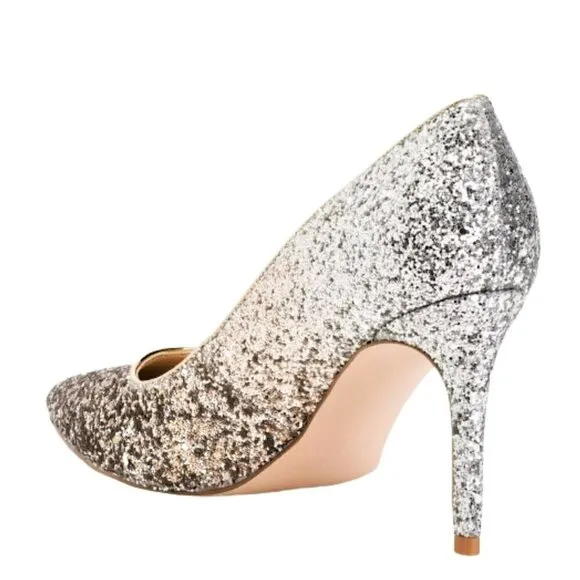 NWT Marc Fisher Ombre Glitter Embellished Cocktail Party High Heels Pumps