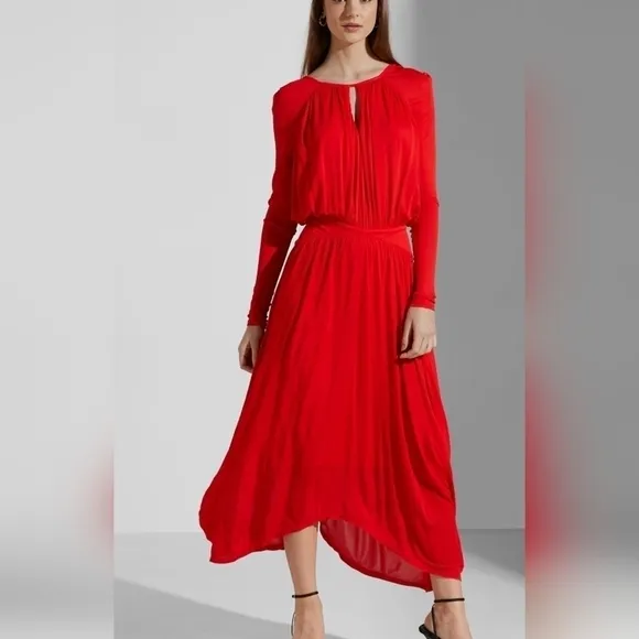 NWT REISS London Savannah Jersey Drape Cocktail Dress Size 6