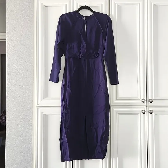 NWT REISS | Mylee Midi Chiffon Dress