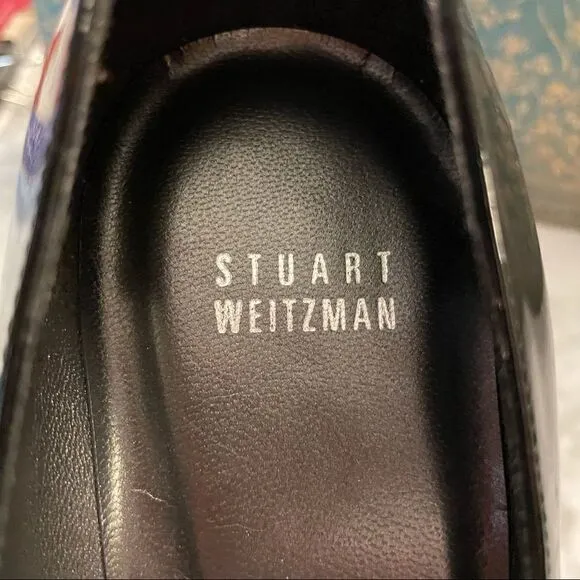 NWT - Stuart Weitzman Patent Platform Pumps