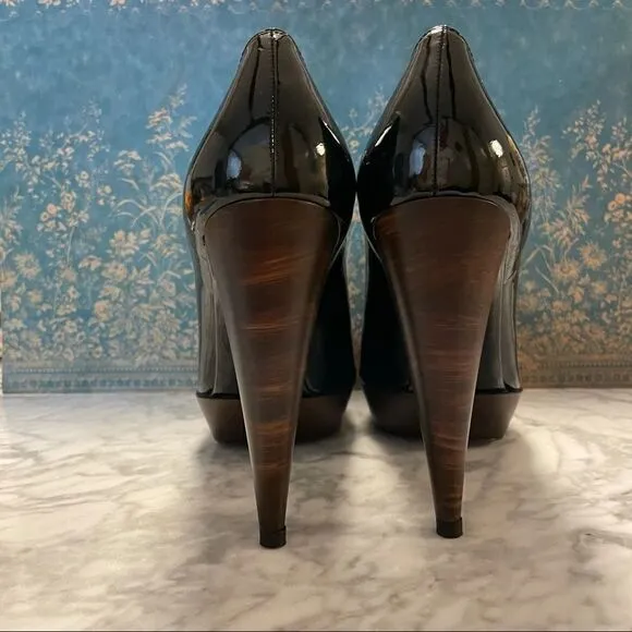NWT - Stuart Weitzman Patent Platform Pumps