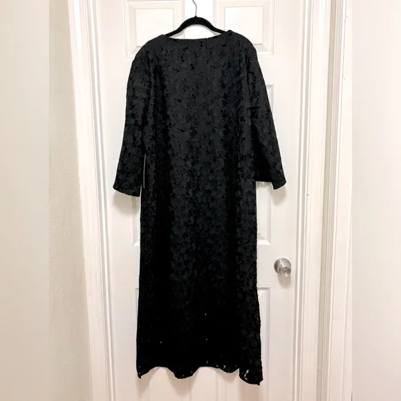 NWT Tuckernuck Black V-Neck Lace Jamie Dress