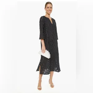 NWT Tuckernuck Black V-Neck Lace Jamie Dress