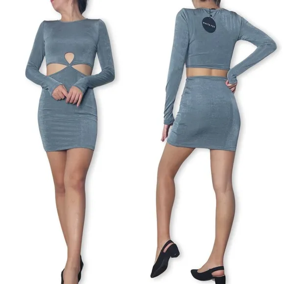 NWT White Fox Boutique Leave Them Hanging Mini Dress Size XS